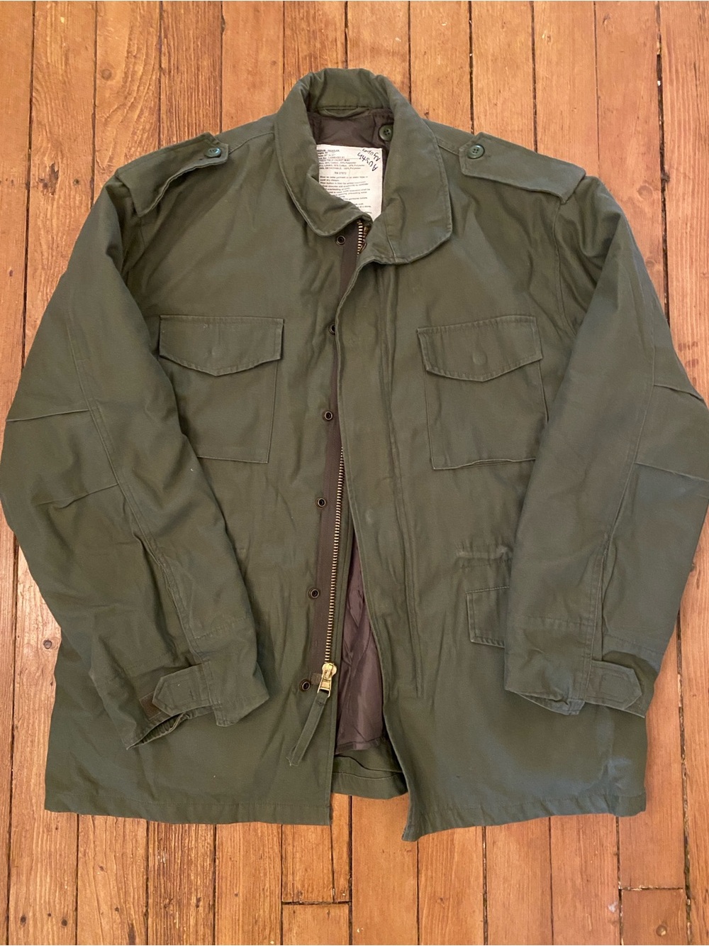 Vintage M-65 Men's Olive Green Field Jacket